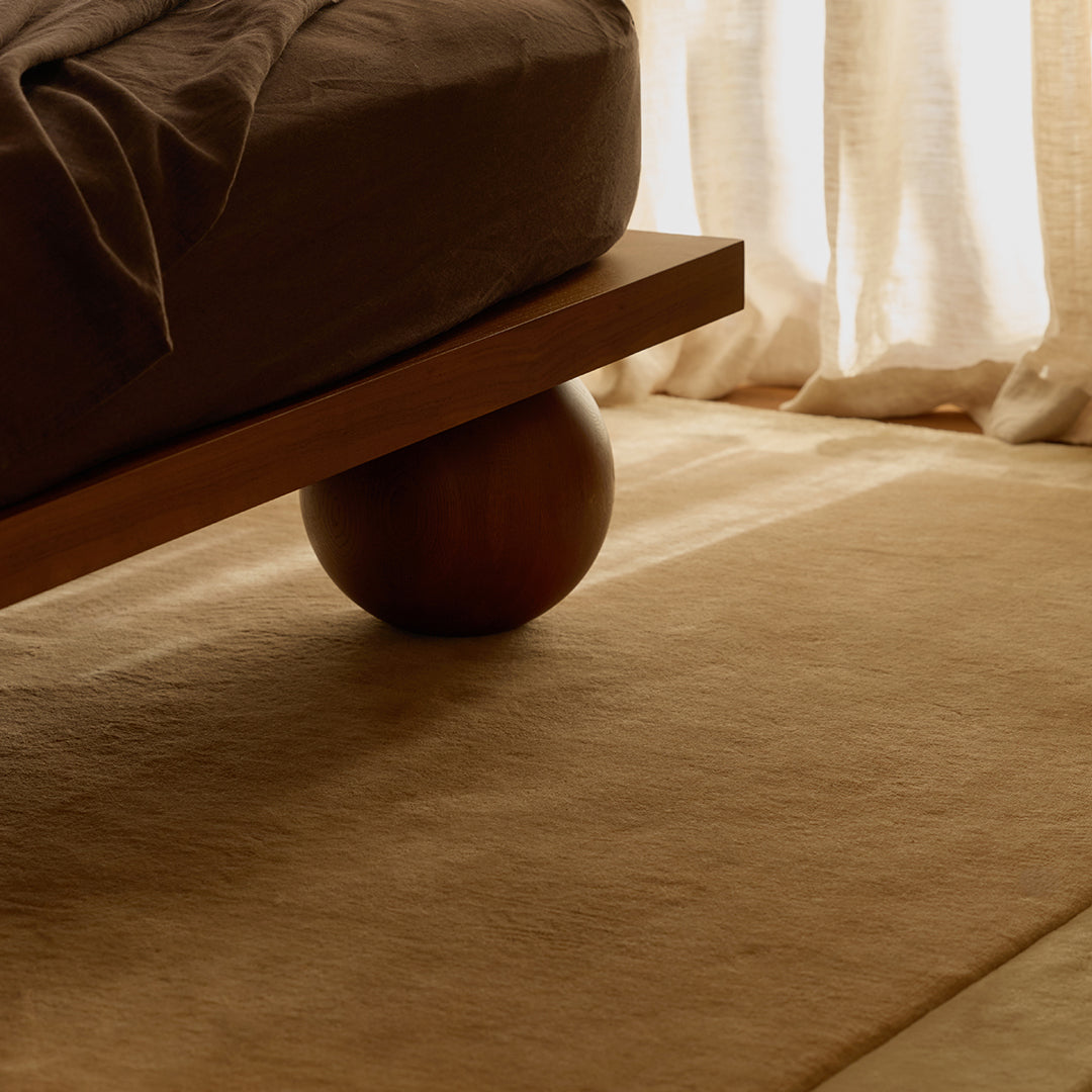 Yoko King Bed - [ Walnut ]