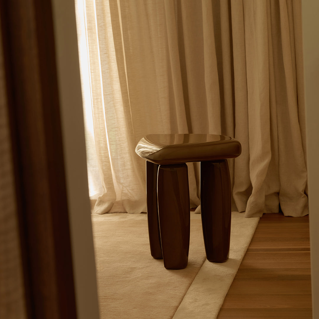 Isola Side Table - [ Chocolate ]