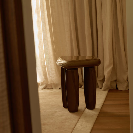 Isola Side Table - [ Chocolate ]