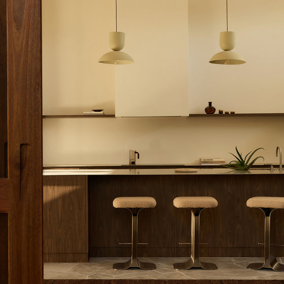 Bumper Counter Stool - [ Airlie Camel ]