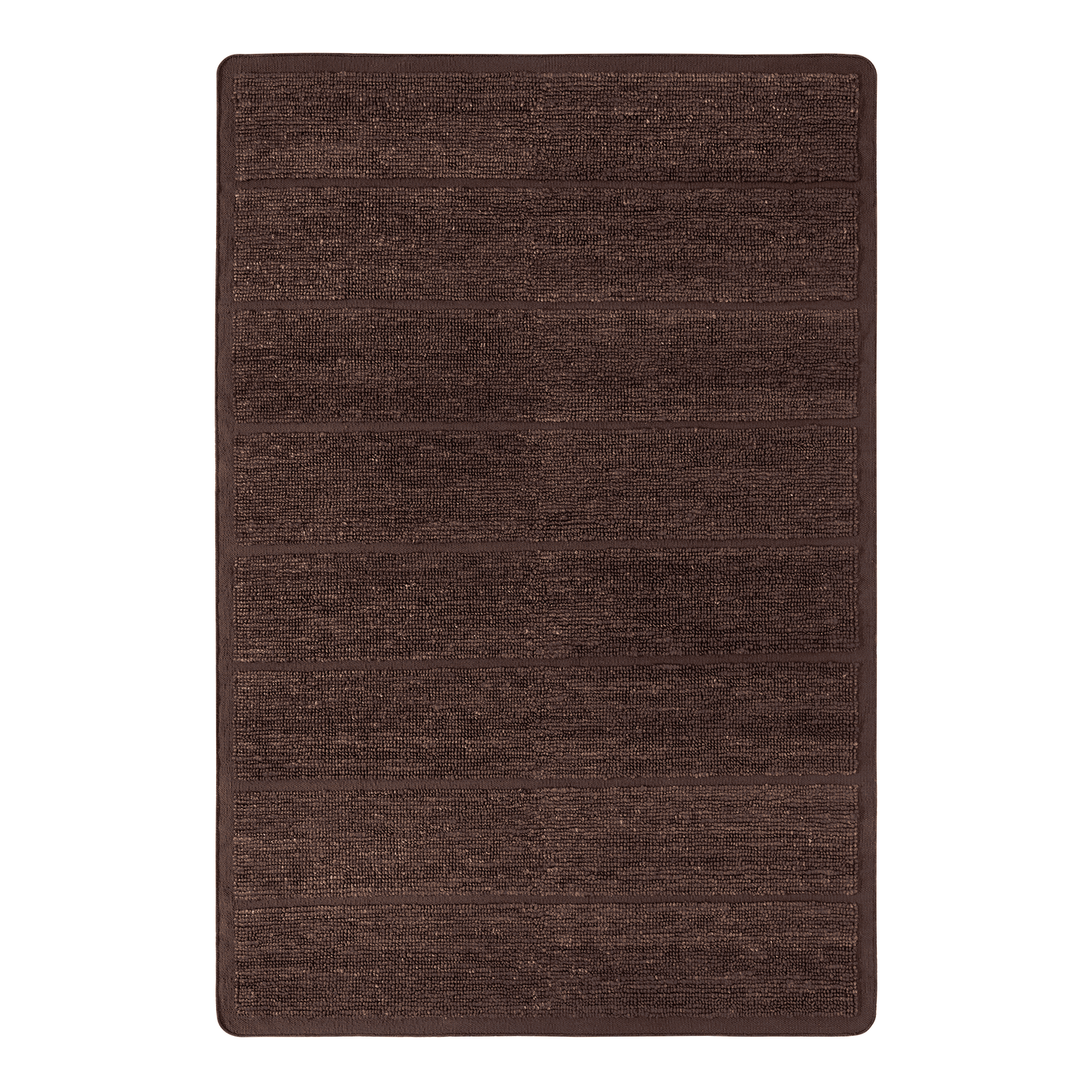Relief Stripe Floor Rug 2 x 3m - [ Stripe Espresso ]