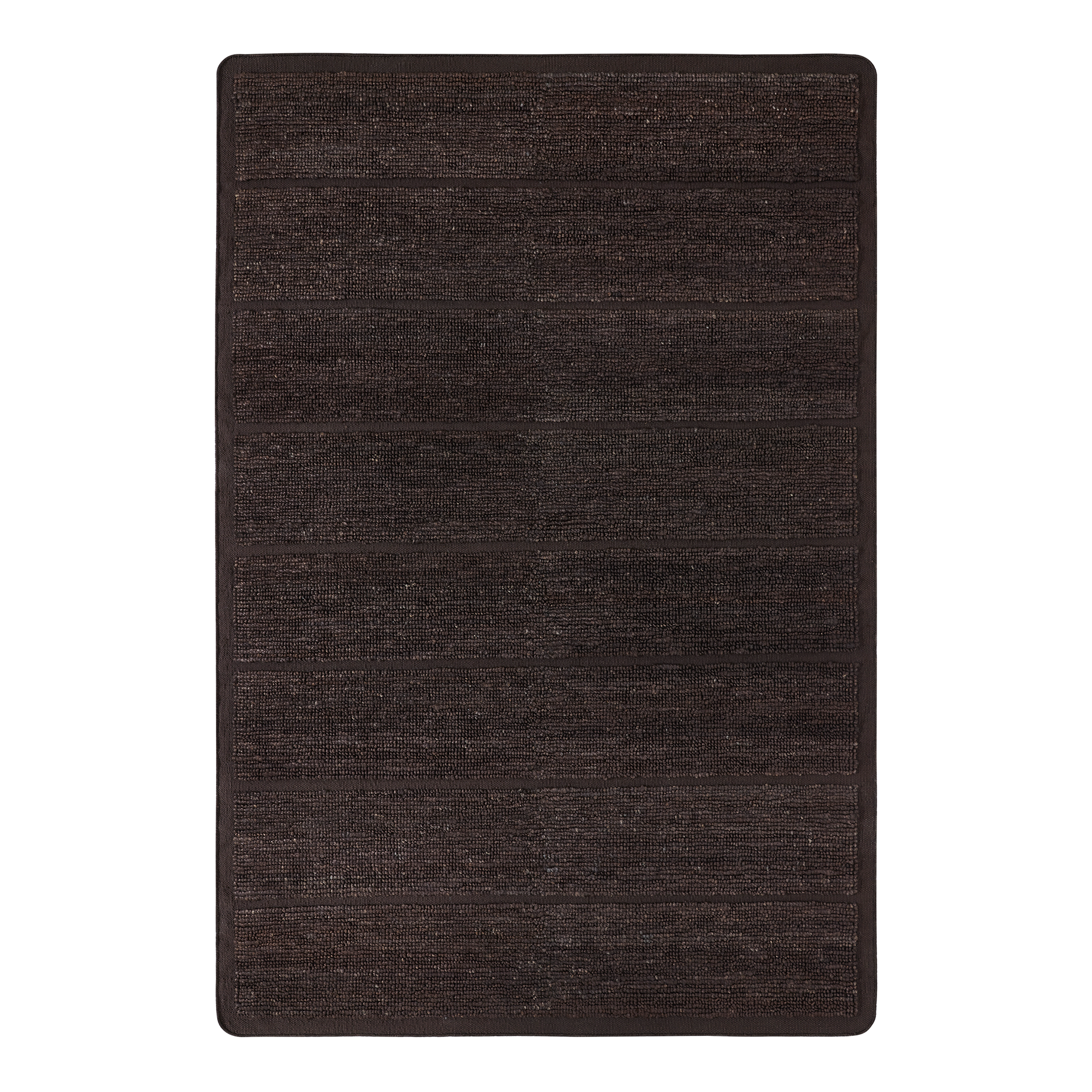 Relief Stripe Floor Rug 3 x 4m - [ Stripe Espresso ]