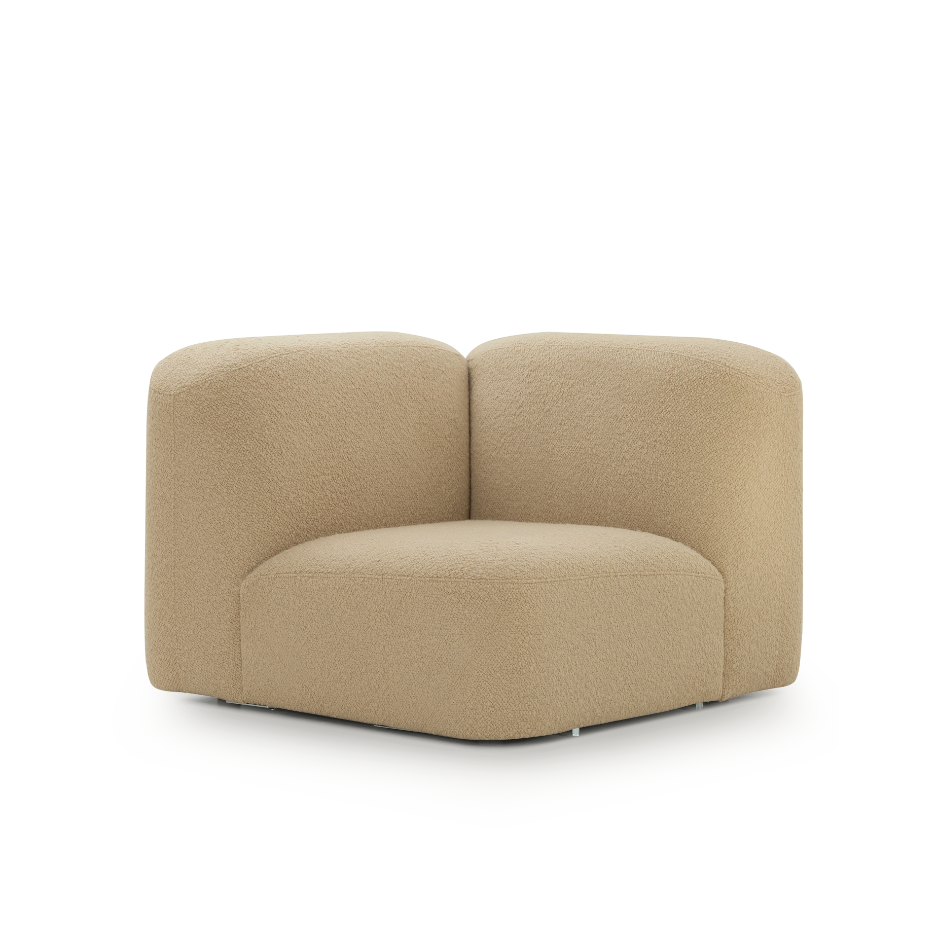 Muse Corner Modular Piece - [ Airlie Camel ]