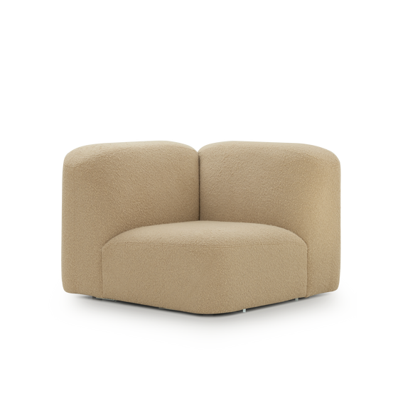 Muse Corner Modular Piece - [ Airlie Camel ]