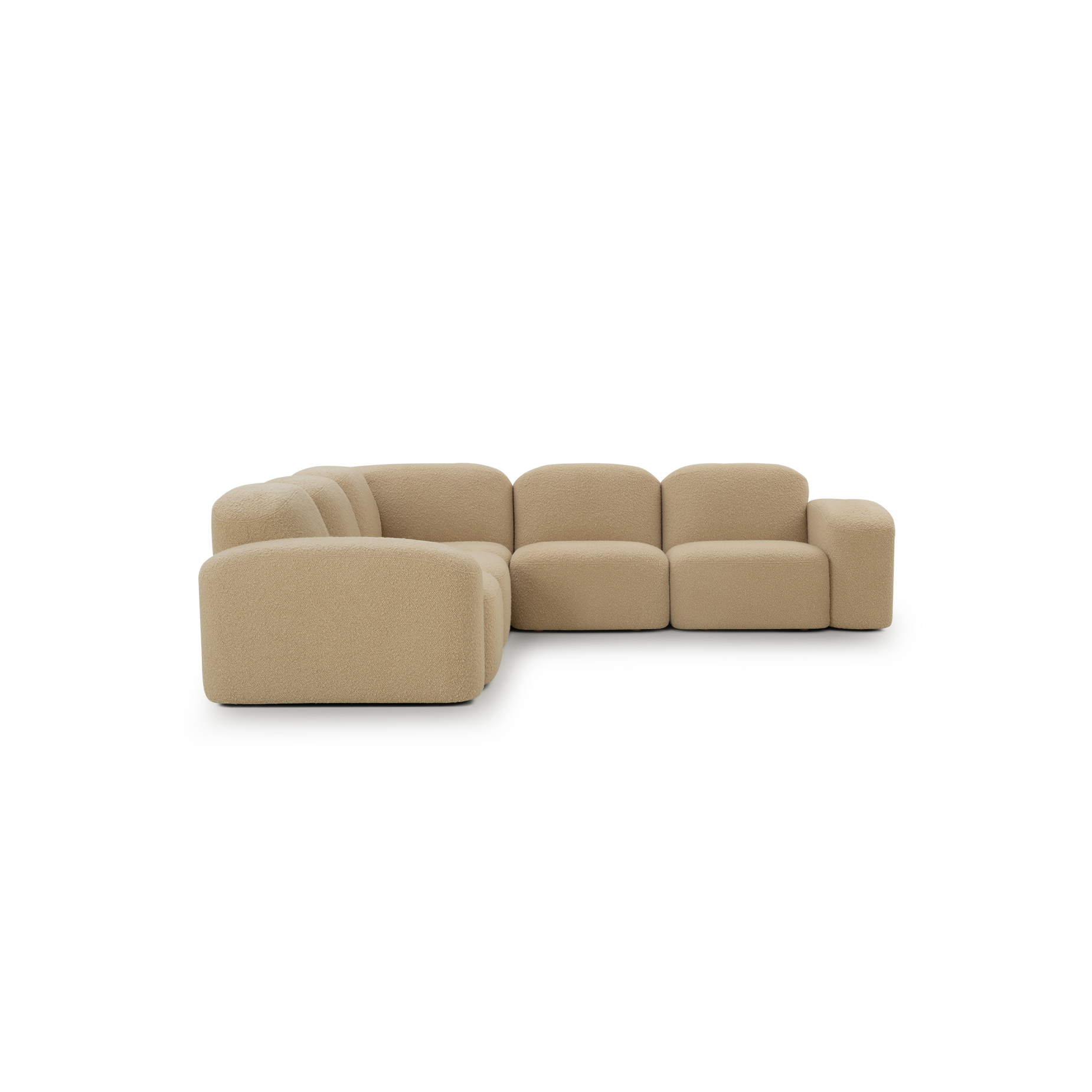 Muse 5 Piece Modular Sofa - [ Airlie Camel ]