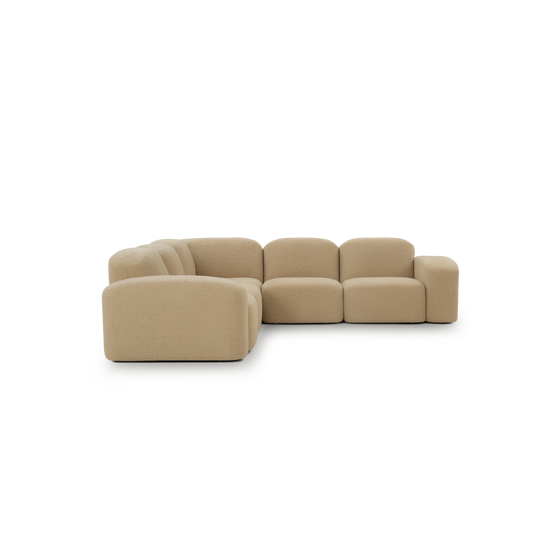Muse 5 Piece Modular Sofa - [ Airlie Camel ]