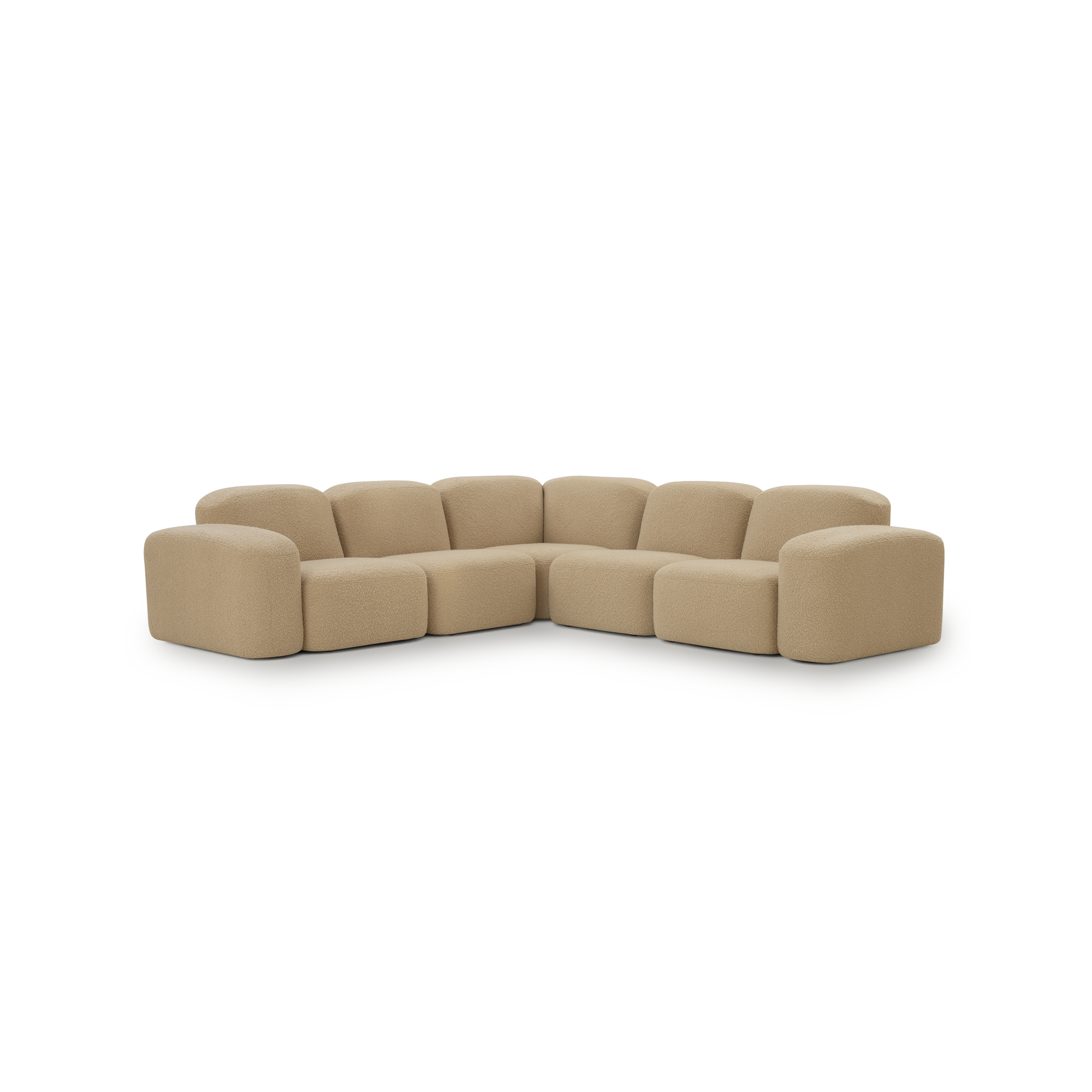 Muse 5 Piece Modular Sofa - [ Airlie Camel ]
