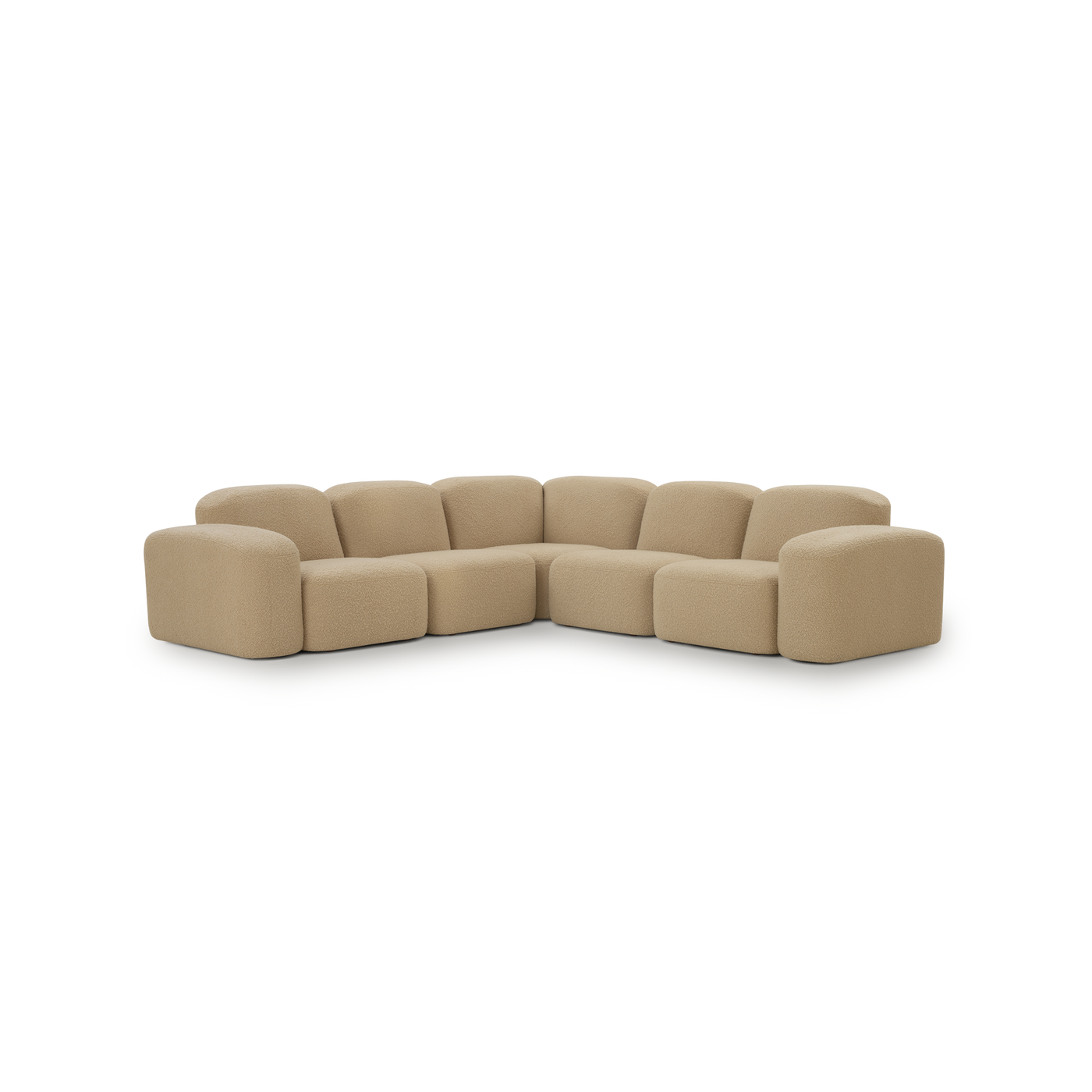 Muse 5 Piece Modular Sofa - [ Airlie Camel ]