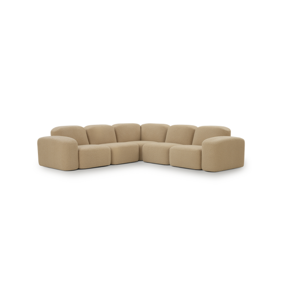 Muse 5 Piece Modular Sofa - [ Airlie Camel ]