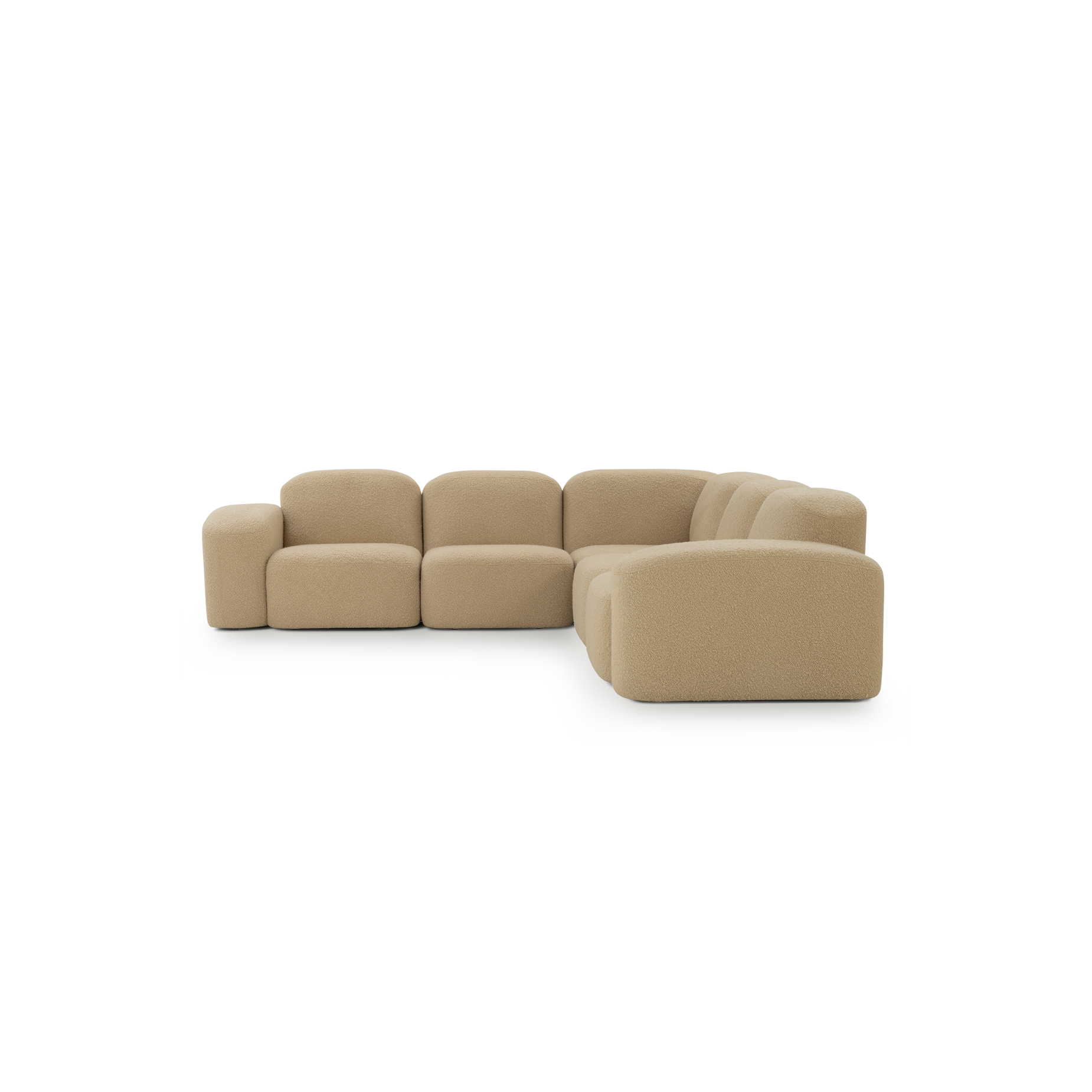 Muse 5 Piece Modular Sofa - [ Airlie Camel ]