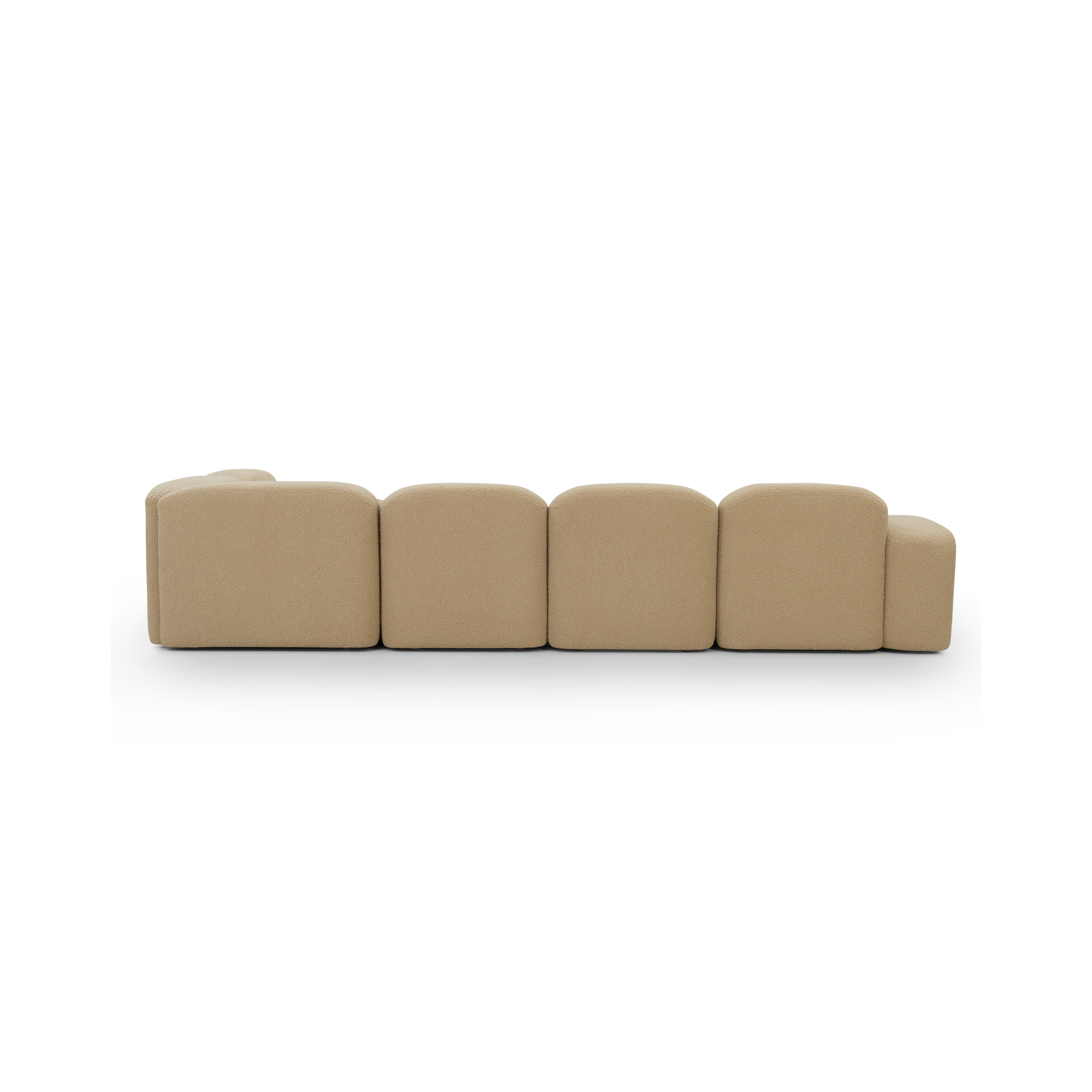 Muse 5 Seat LAF Chaise Sofa - [ Airlie Camel ]