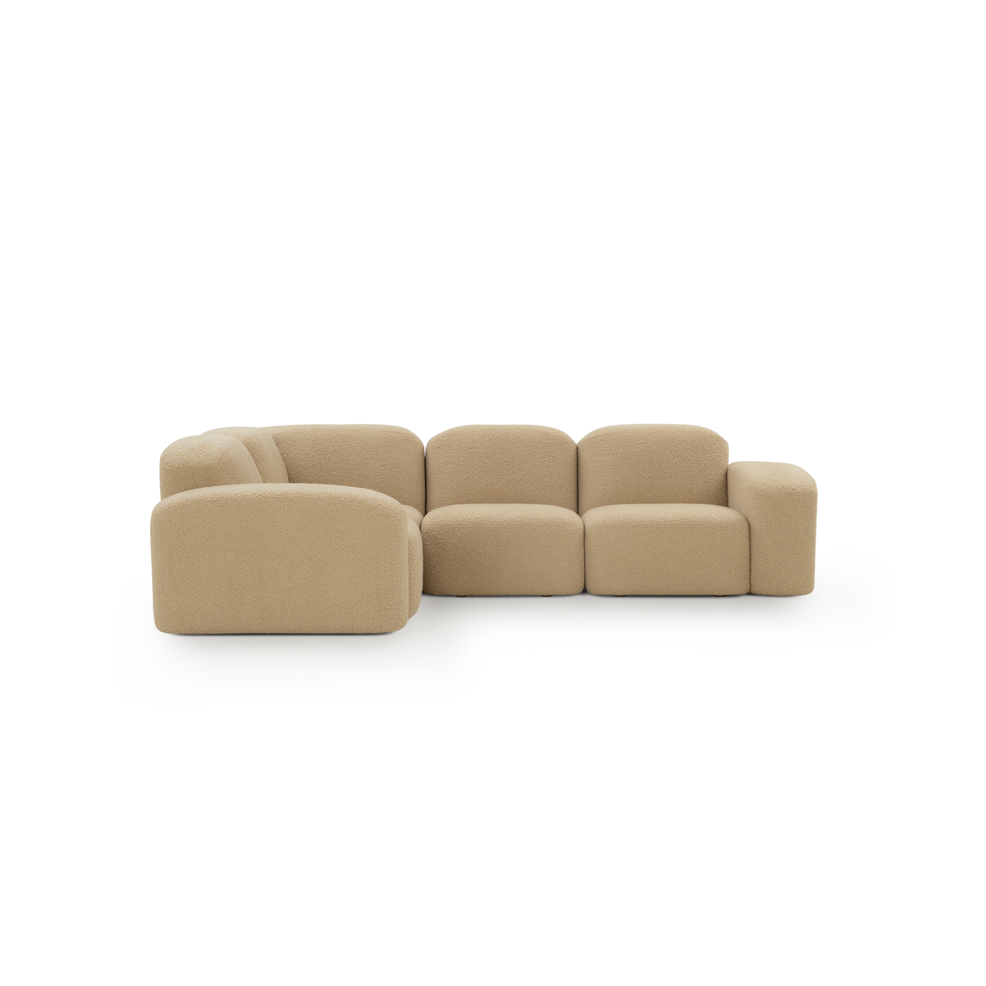 Muse 4 Piece Modular Sofa - [ Airlie Camel ]