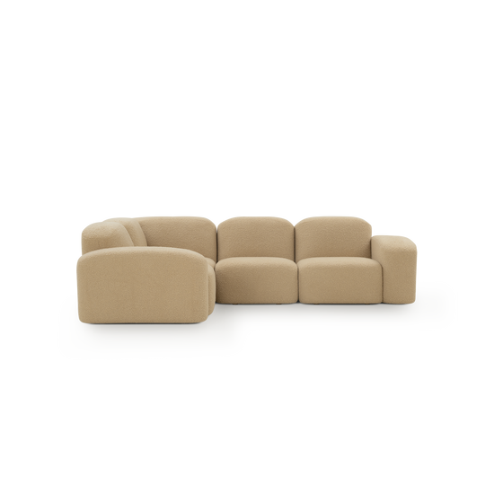Muse 4 Piece Modular Sofa - [ Airlie Camel ]