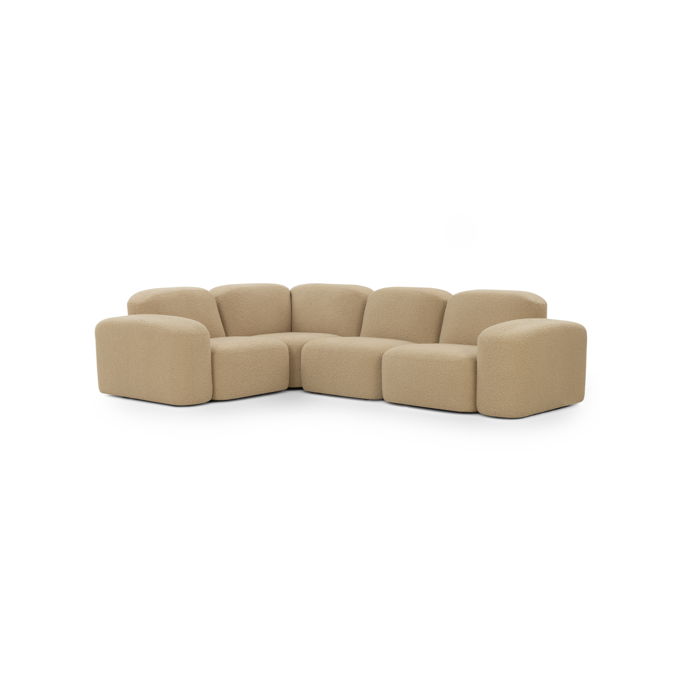 Muse 4 Piece Modular Sofa - [ Airlie Camel ]