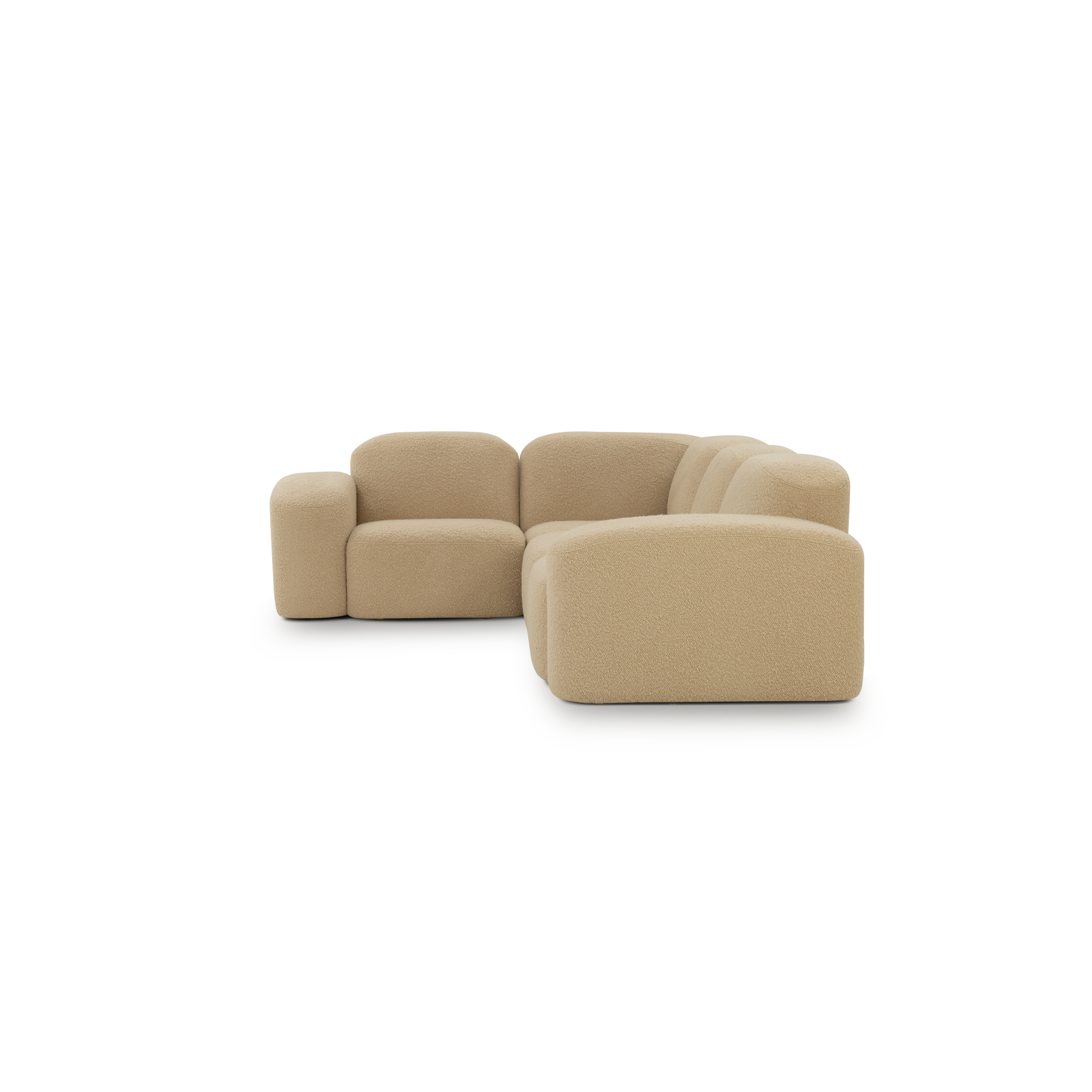 Muse 4 Piece Modular Sofa - [ Airlie Camel ]