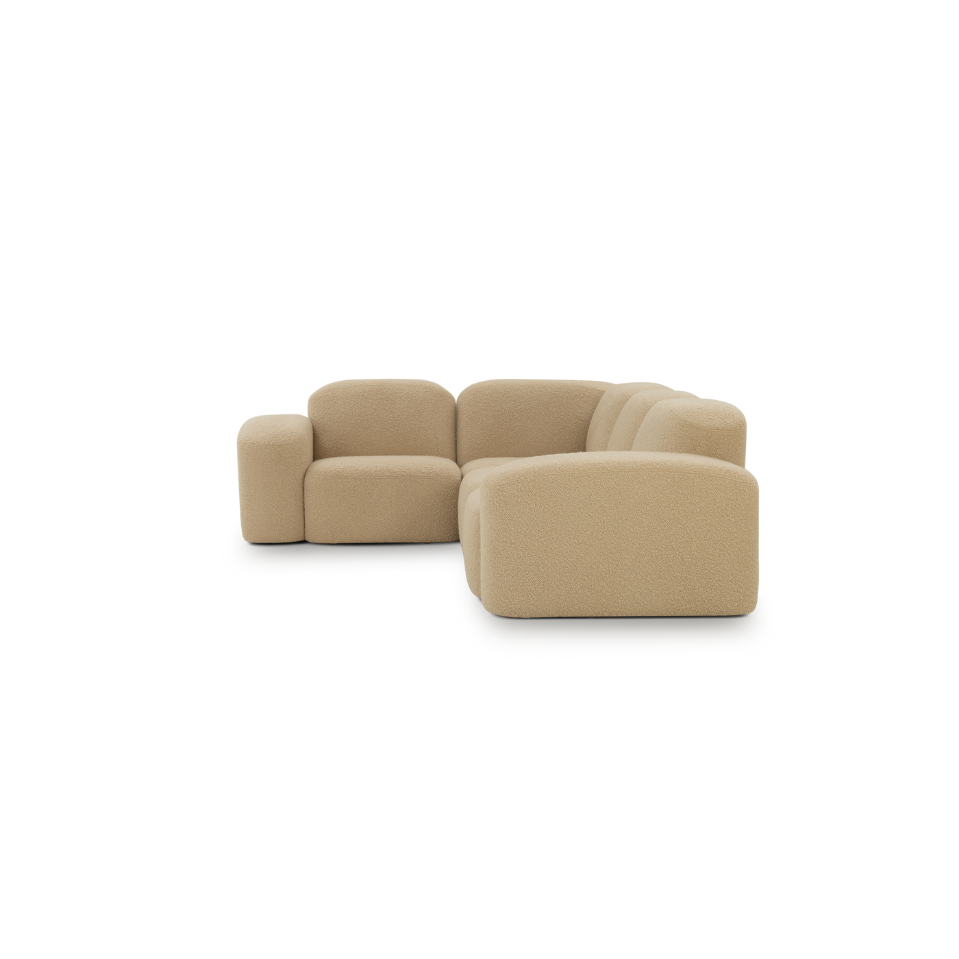 Muse 4 Piece Modular Sofa - [ Airlie Camel ]