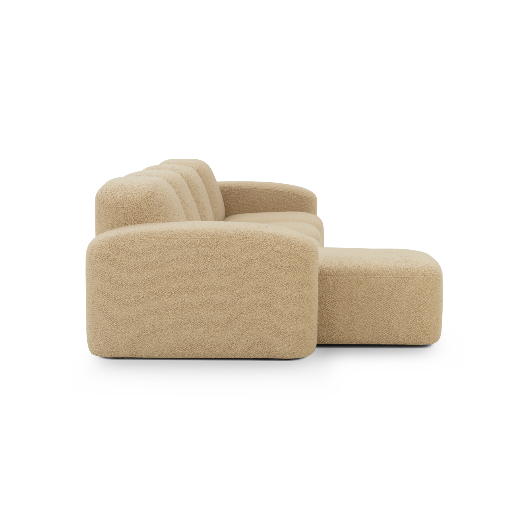 Muse 4 Seat LAF Chaise Sofa - [ Airlie Camel ]