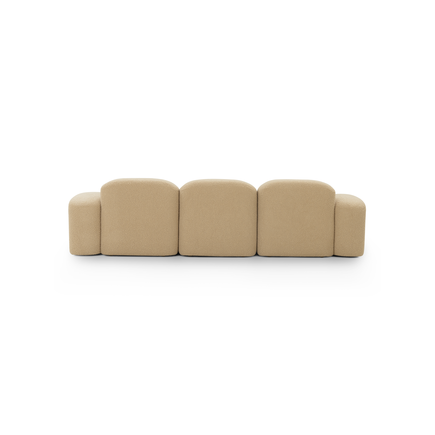 Muse 3 Seat RAF Chaise Sofa - [ Airlie Camel ]