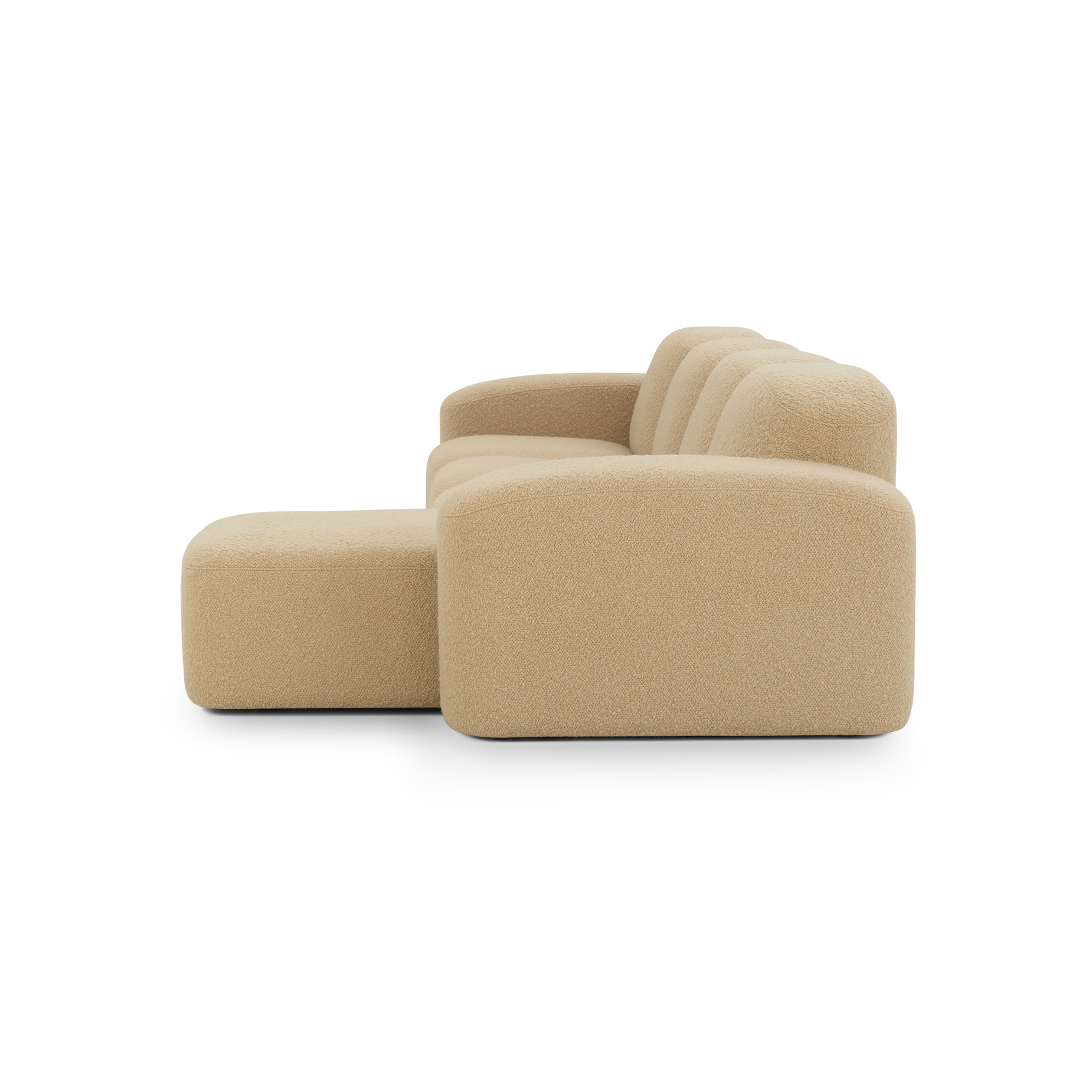 Muse 4 Seat RAF Chaise Sofa - [ Airlie Camel ]