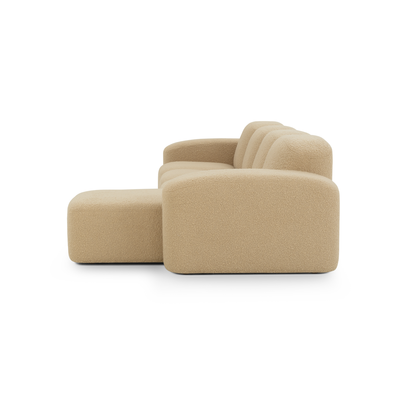Muse 4 Seat RAF Chaise Sofa - [ Airlie Camel ]