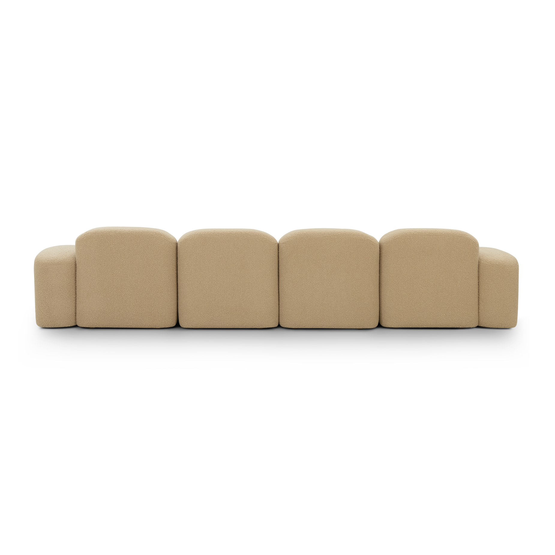 Muse 4 Seat RAF Chaise Sofa - [ Airlie Camel ]