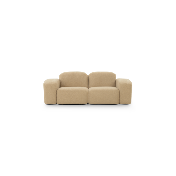 Muse 2 Seat Sofa - [ Airlie Camel ]