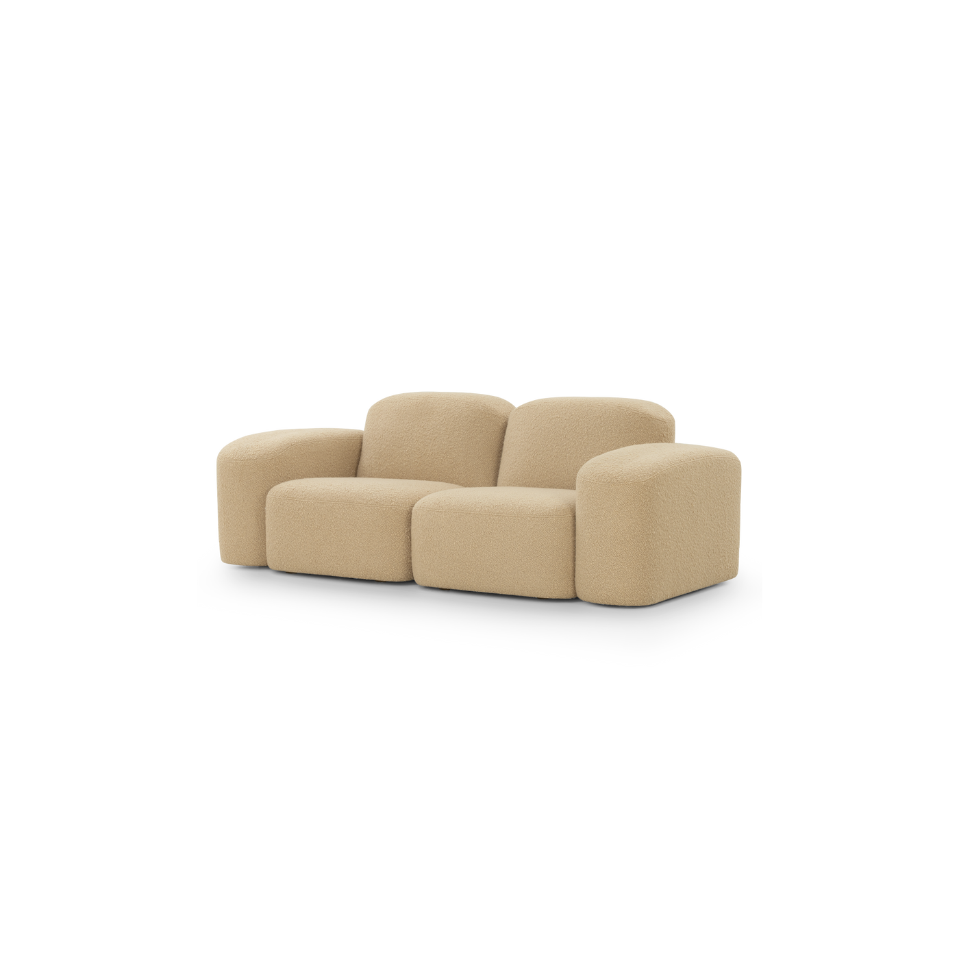Muse 2 Seat Sofa - [ Airlie Camel ]