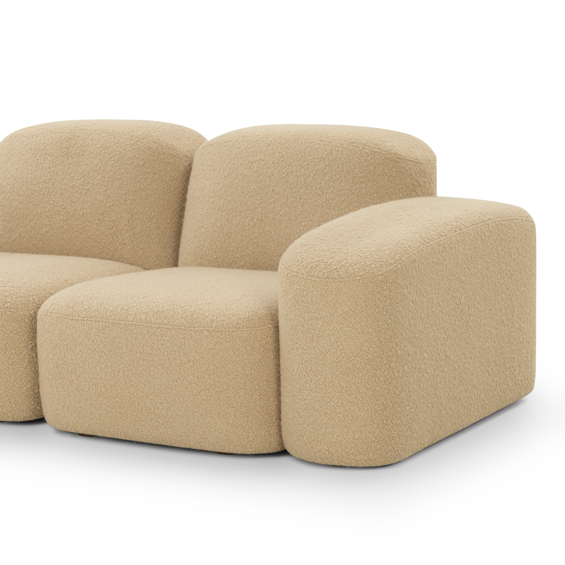 Muse 2 Seat Sofa - [ Airlie Camel ]