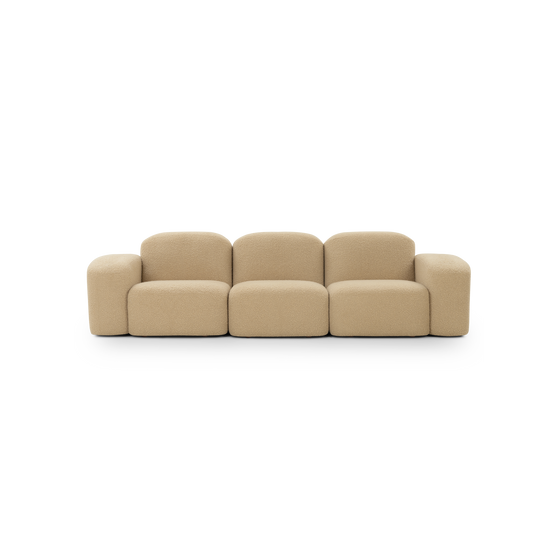 Muse 3 Seat Sofa - [ Airlie Camel ]
