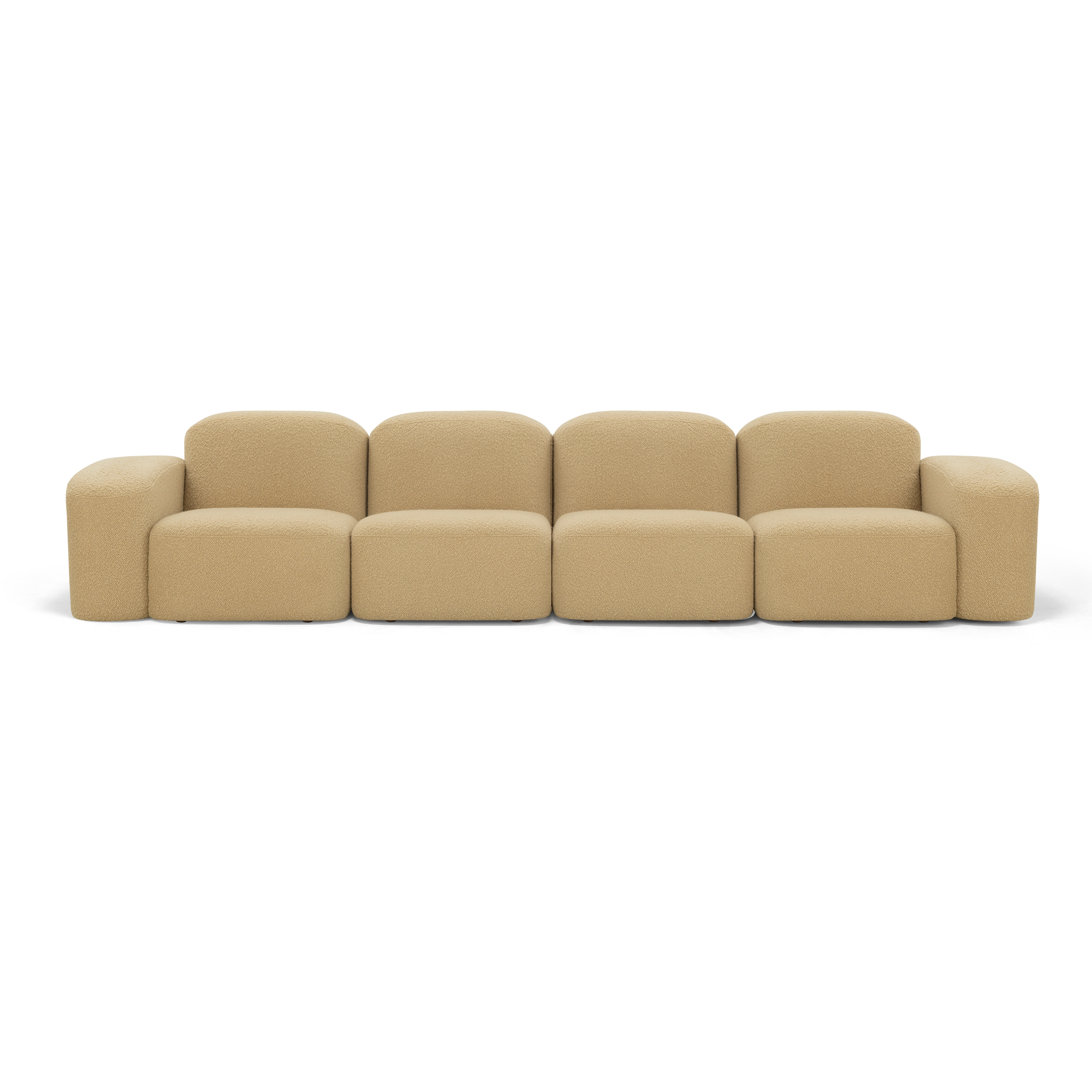 Muse 4 Seat Sofa - [ Airlie Camel ]