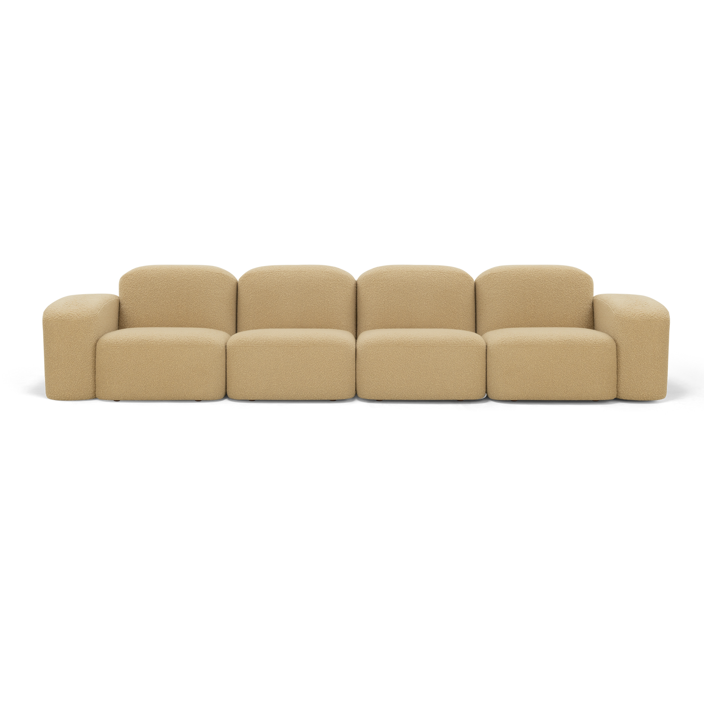 Muse 4 Seat Sofa - [ Airlie Camel ]