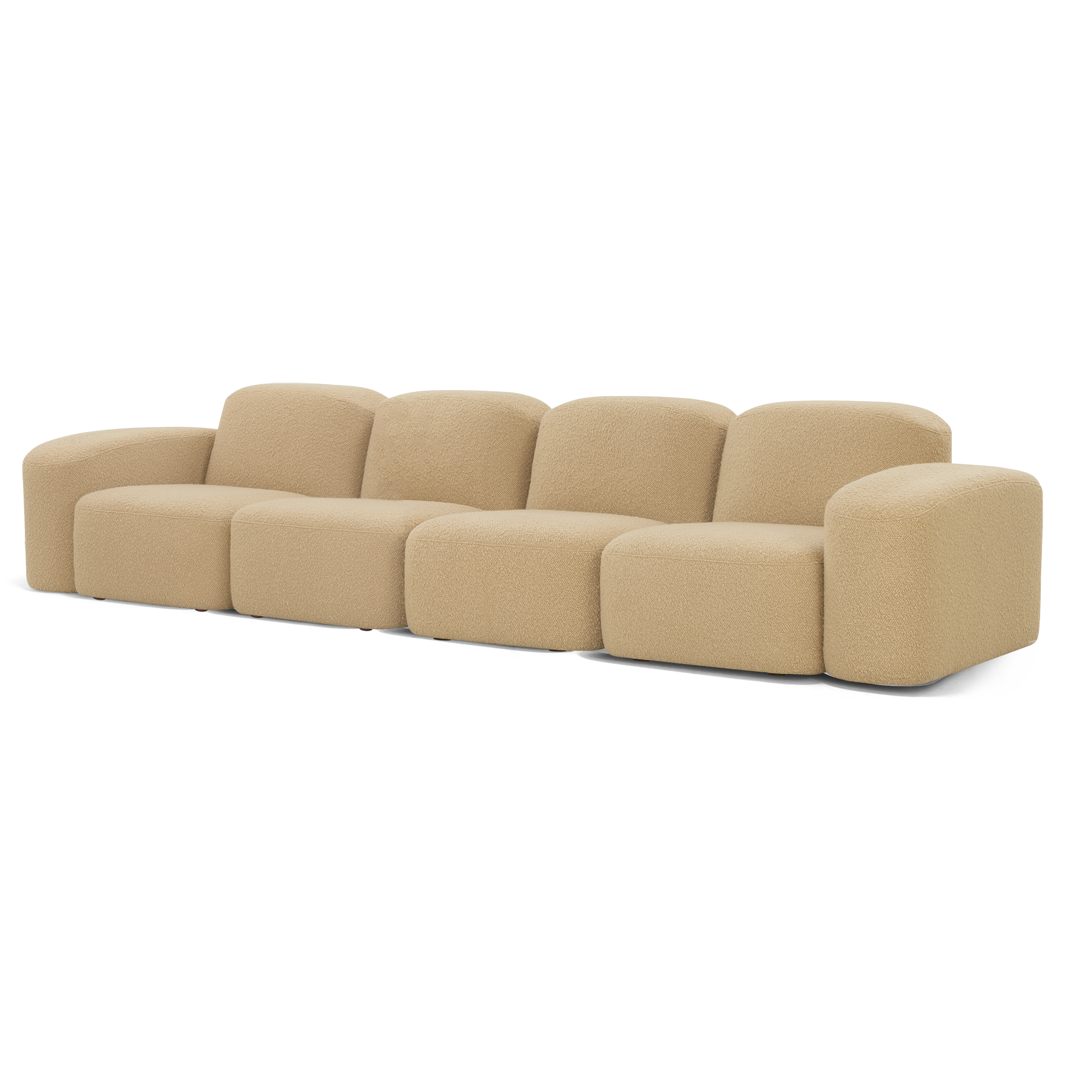 Muse 4 Seat Sofa - [ Airlie Camel ]
