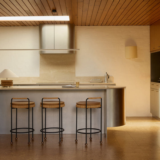 Pierre Counter Stool - [ Simpson Tan ]