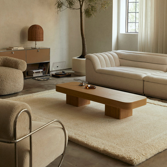 Radius Shag Floor Rug 3 x 4m - [ Arborio ]