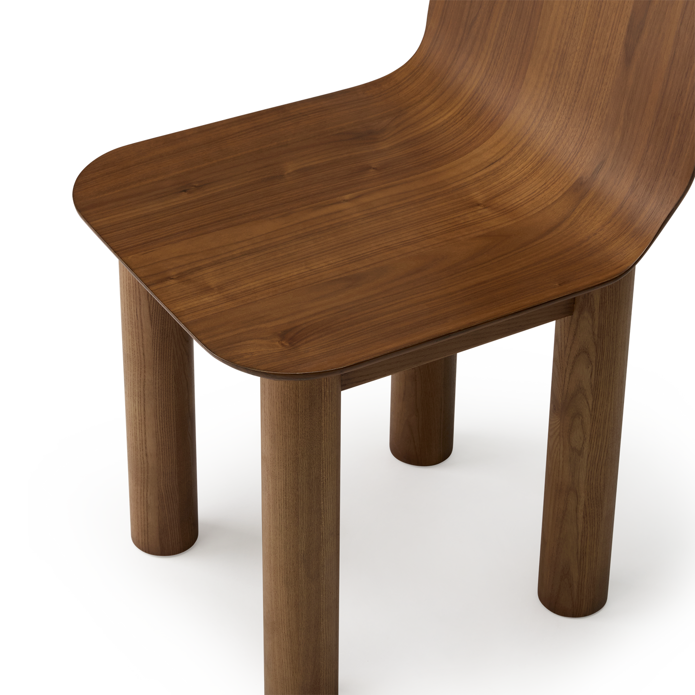 Arch Timber Dining Chair - [ Walnut ]