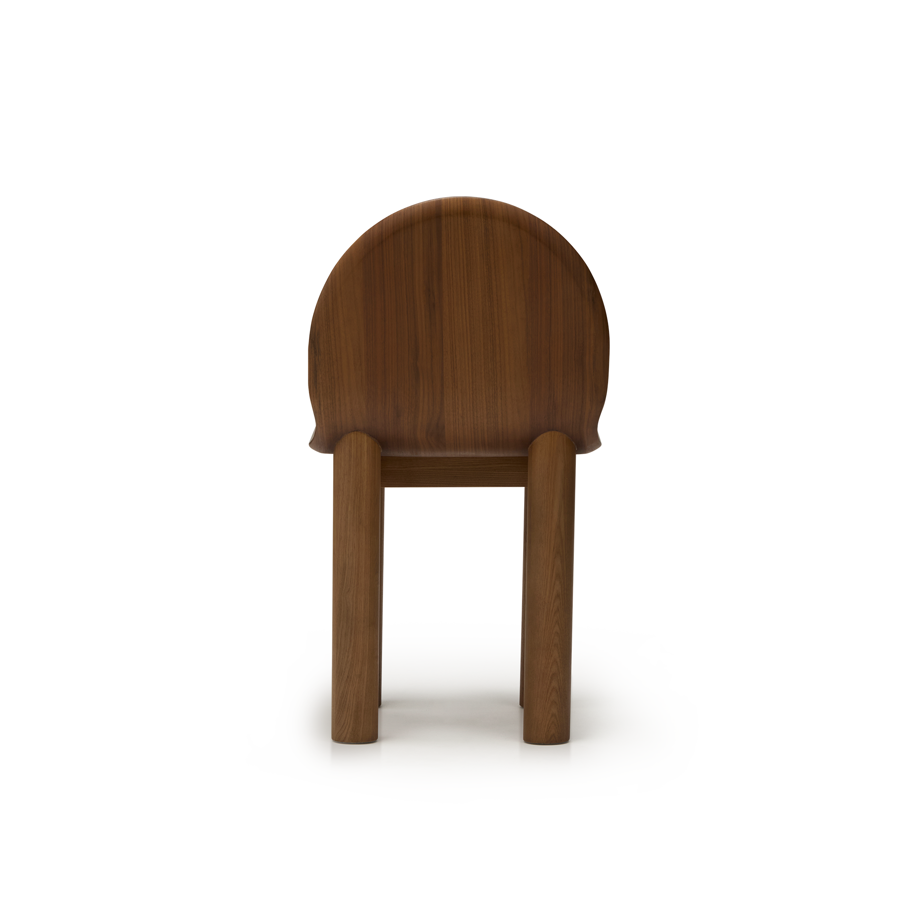 Arch Timber Dining Chair - [ Walnut ]