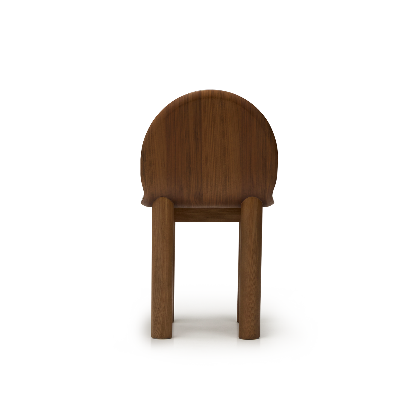 Arch Timber Dining Chair - [ Walnut ]