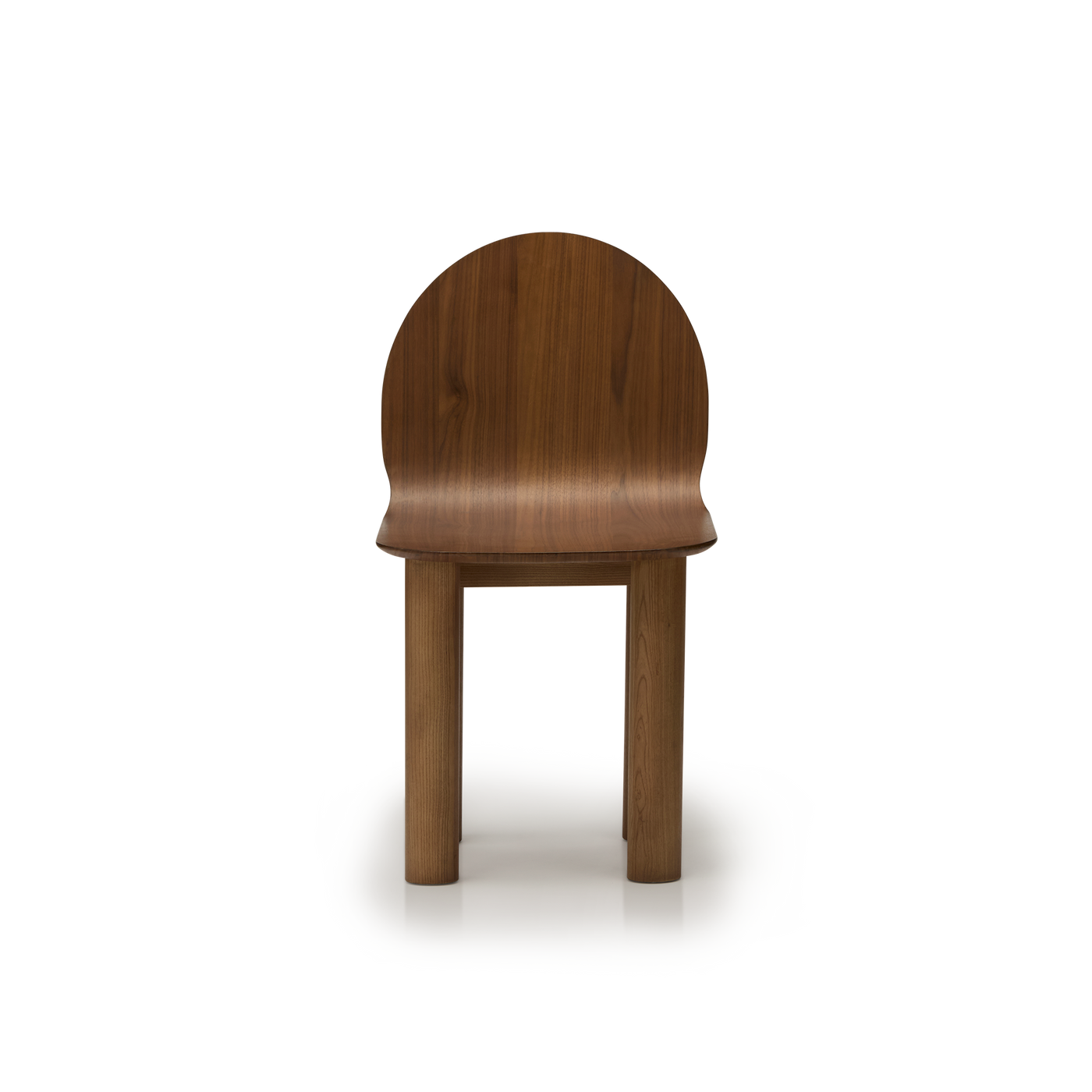 Arch Timber Dining Chair - [ Walnut ]