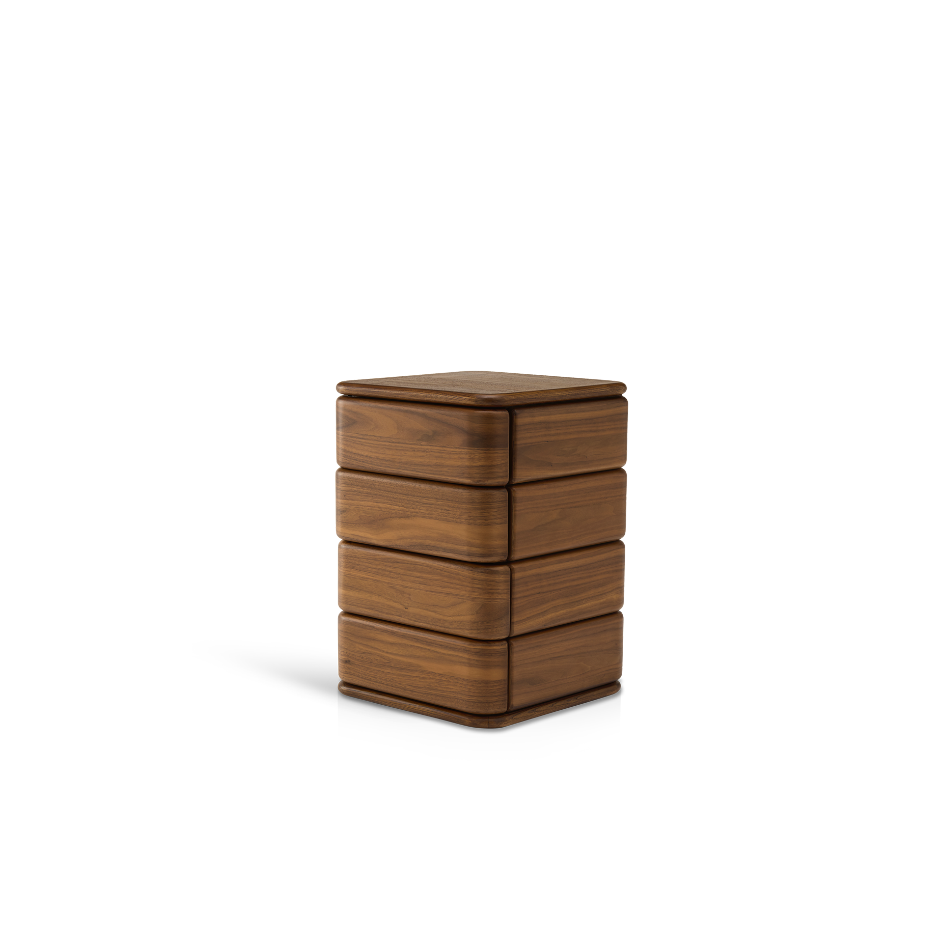 Notte 4 Drawer Storage - [ Walnut ]