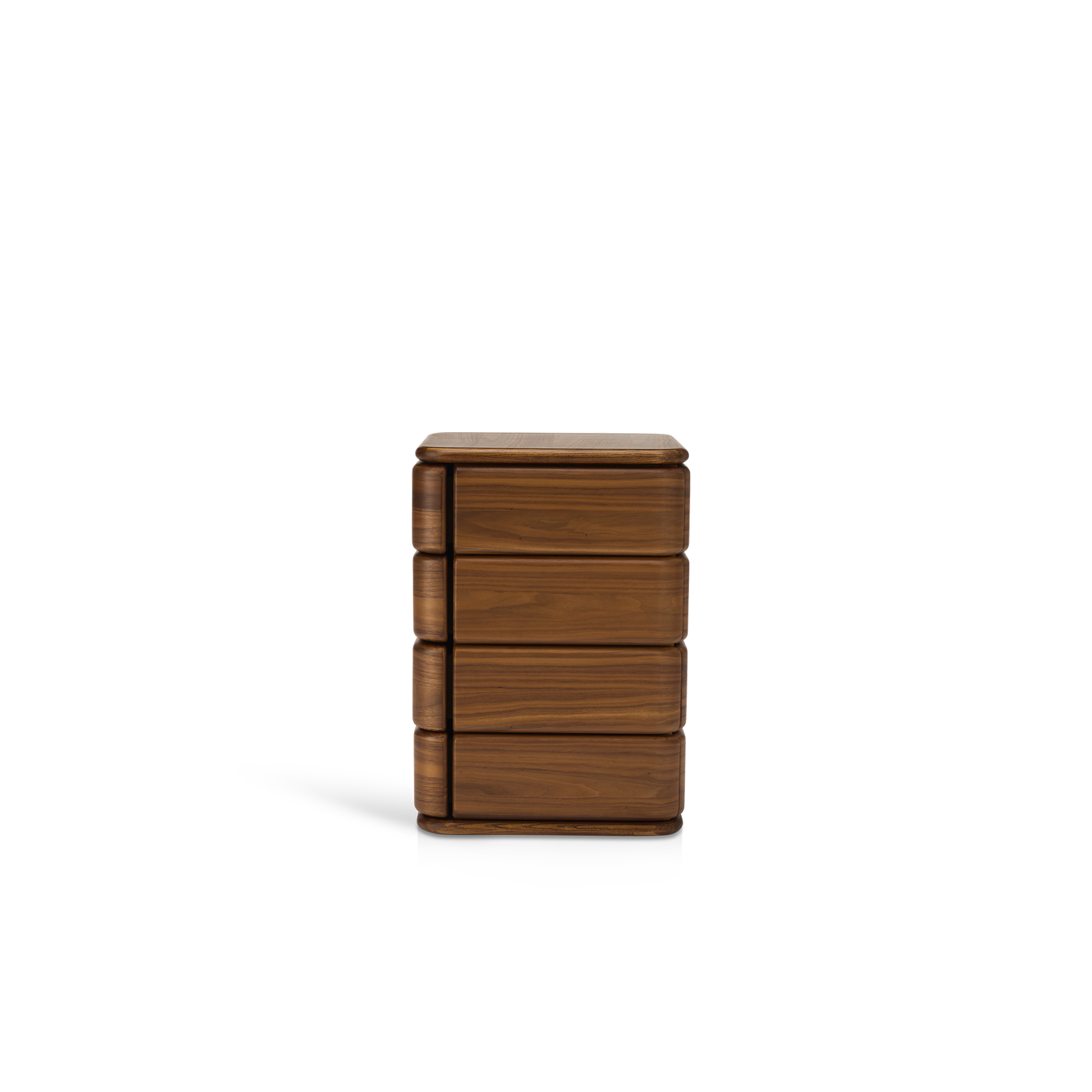 Notte 4 Drawer Storage - [ Walnut ]