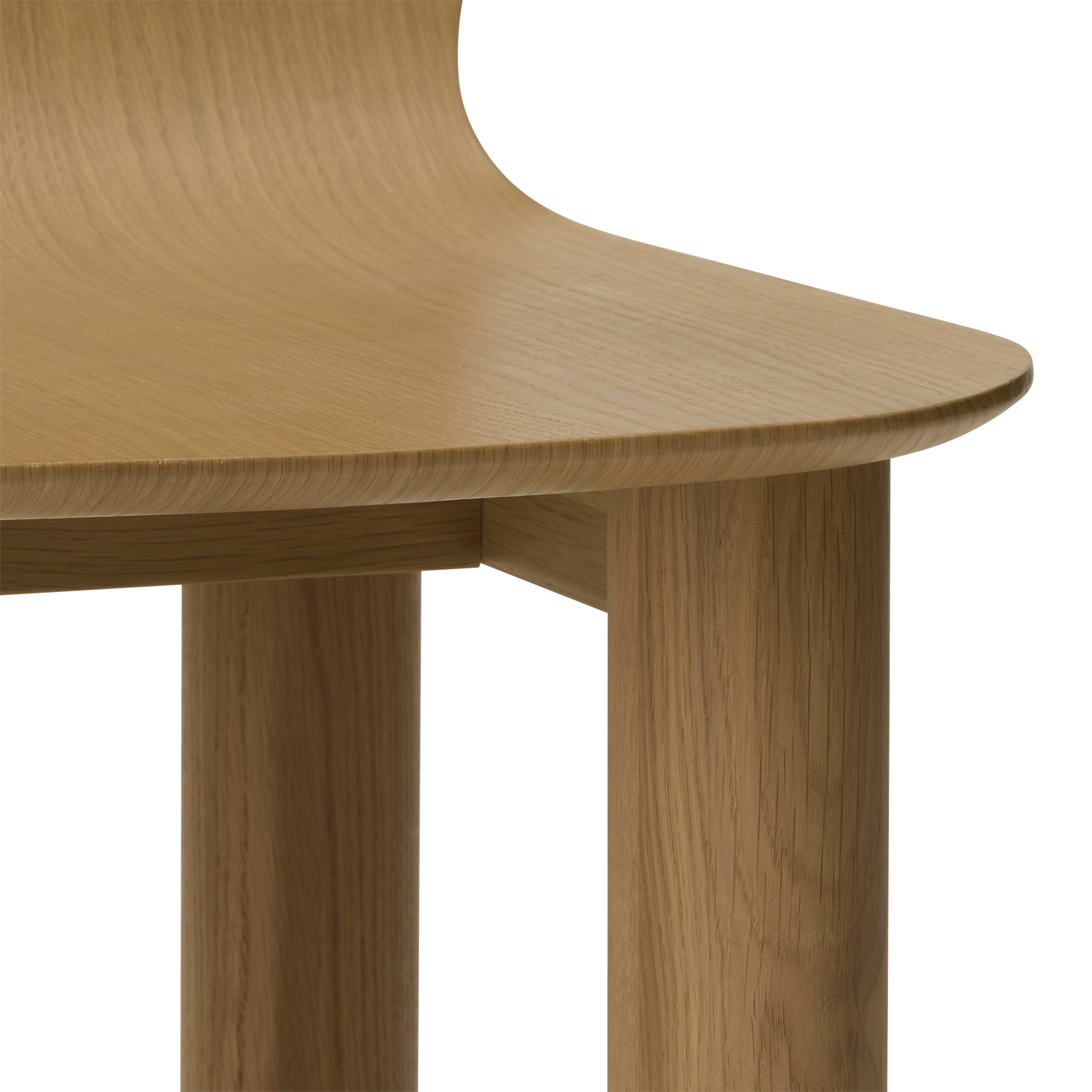 Arch Timber Dining Chair - [ Oak ]