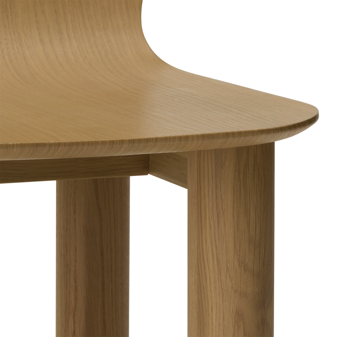Arch Timber Dining Chair - [ Oak ]