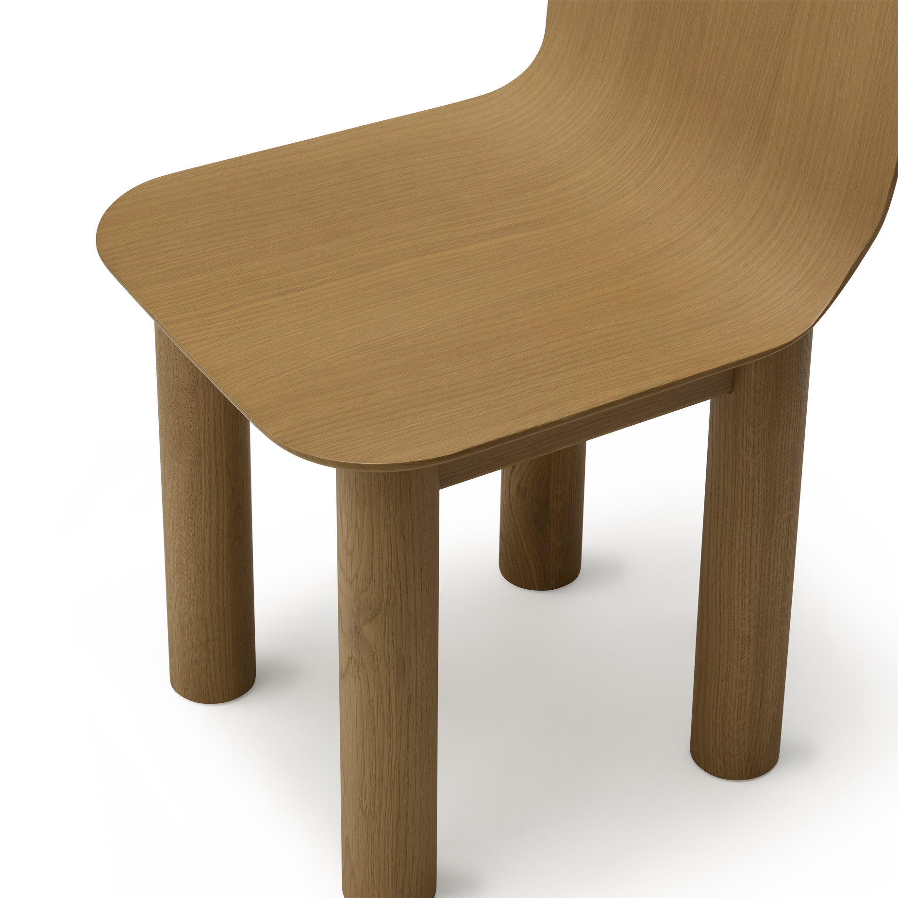 Arch Timber Dining Chair - [ Oak ]
