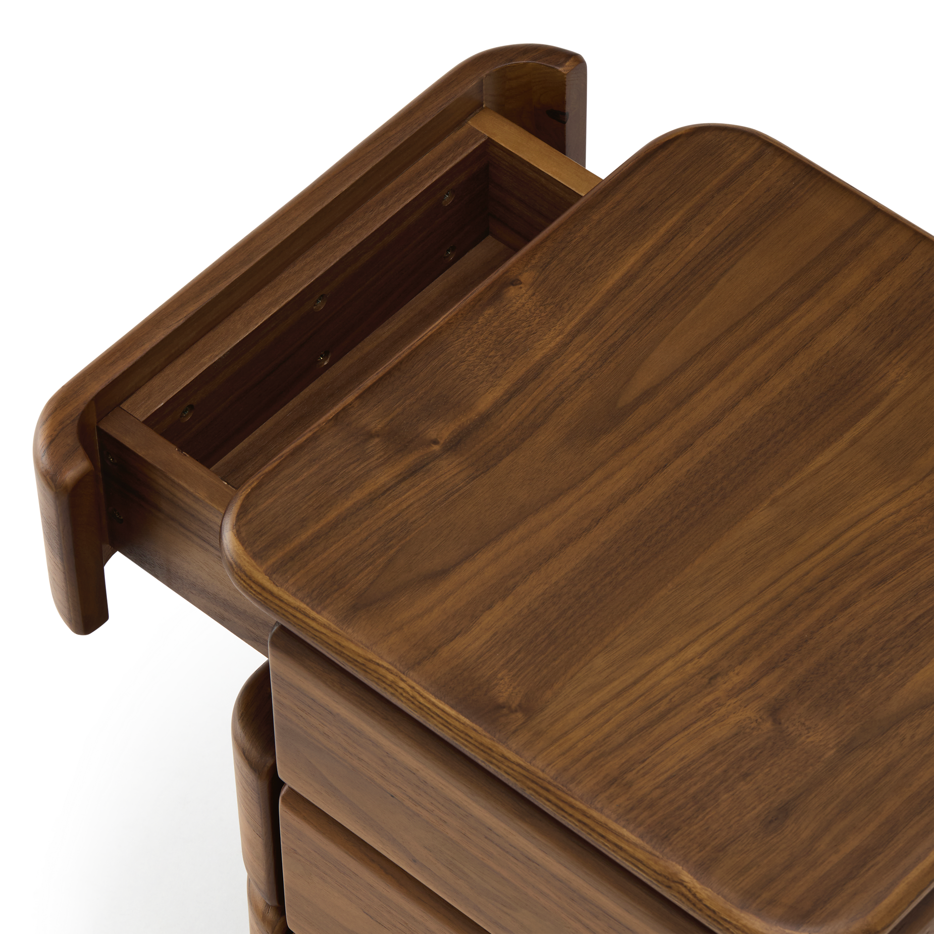 Notte 4 Drawer Storage - [ Walnut ]