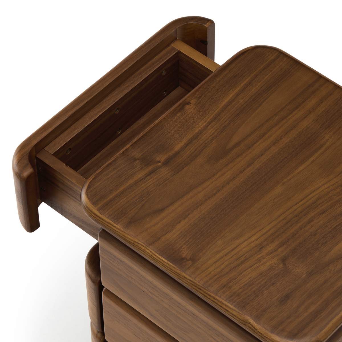 Notte 4 Drawer Storage - [ Walnut ]