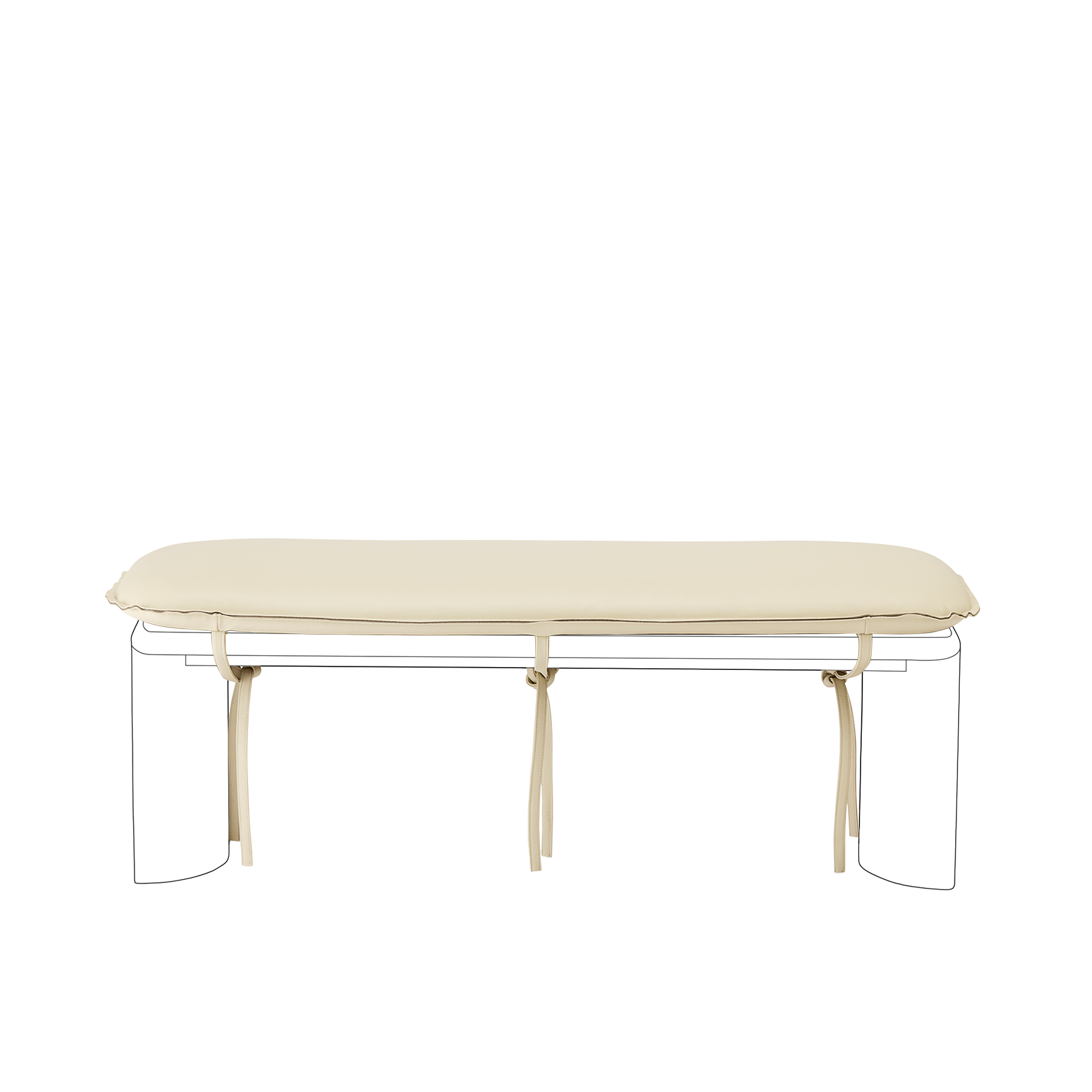 Liaison Bench Cushion - [ Simpson Cream ]
