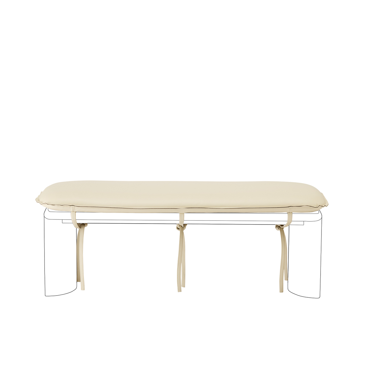 Liaison Bench Cushion - [ Simpson Cream ]