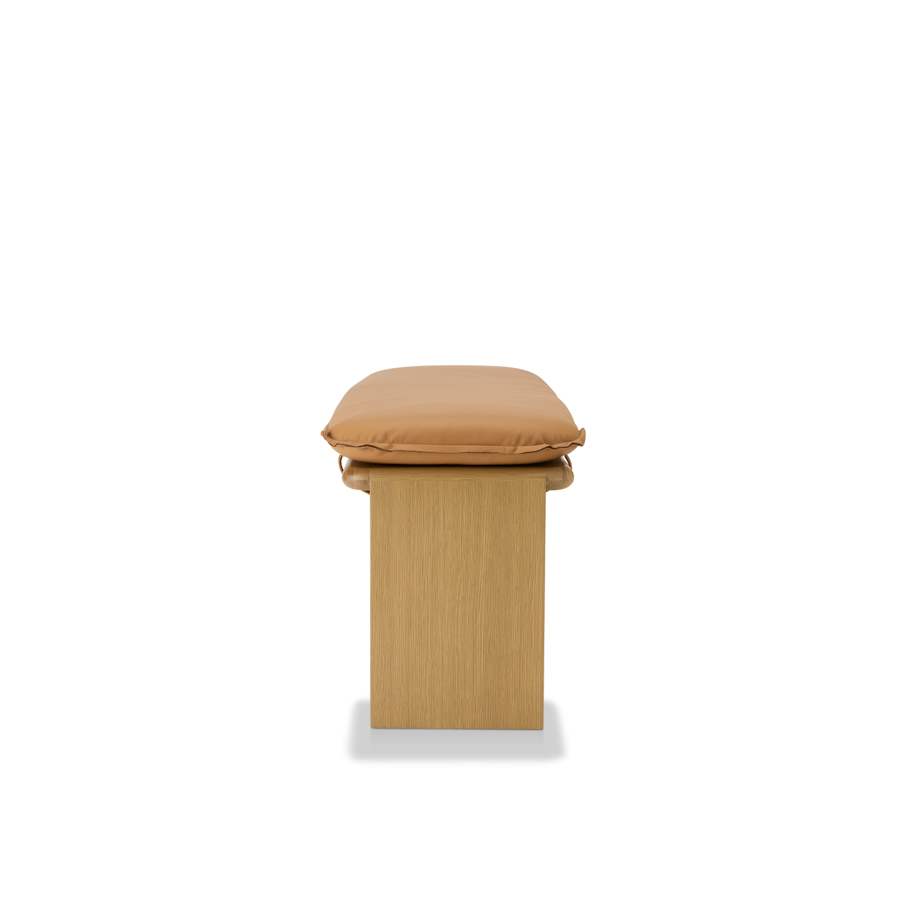 Liaison Bench With Cushion - [ Oak & Simpson Tan ]