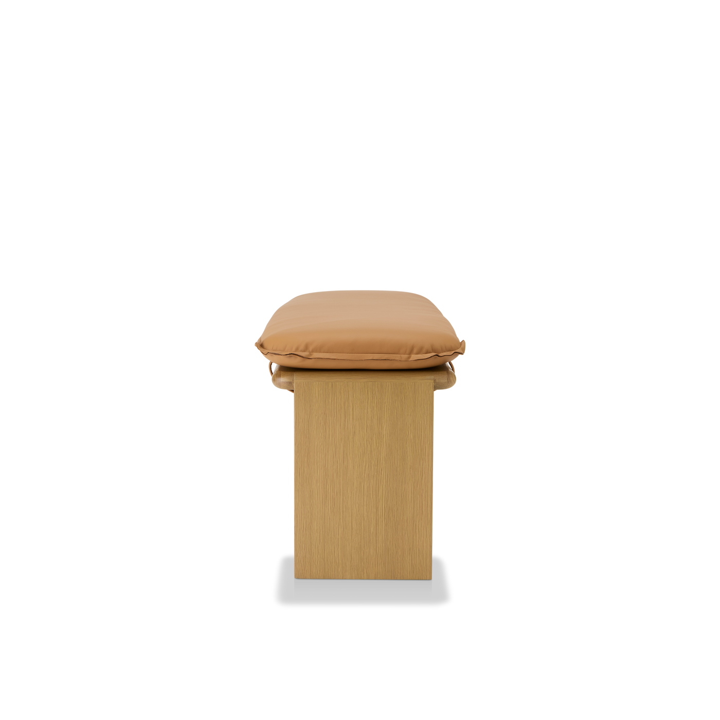 Liaison Bench With Cushion - [ Oak & Simpson Tan ]