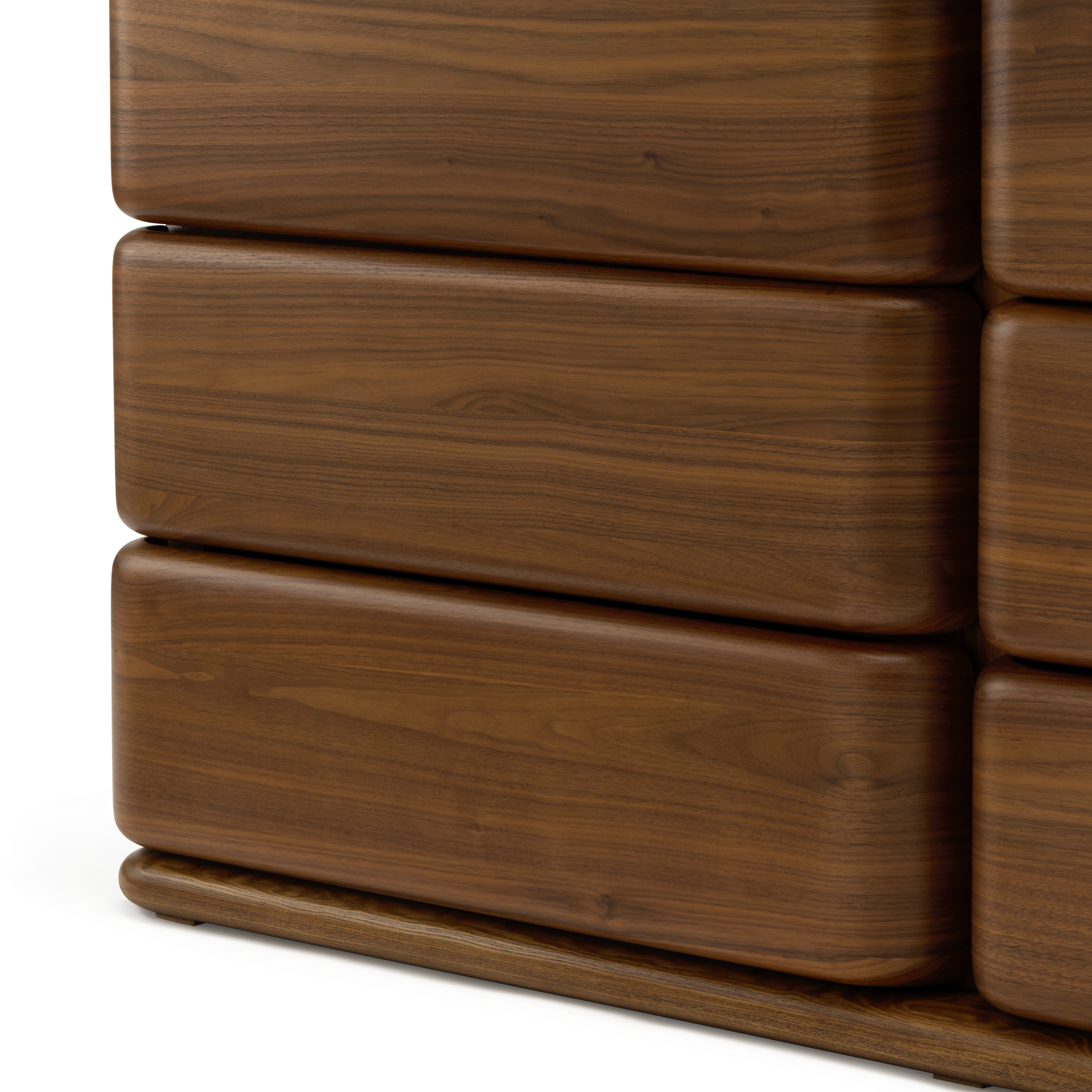 Notte 6 Drawer Storage - [ Walnut ]